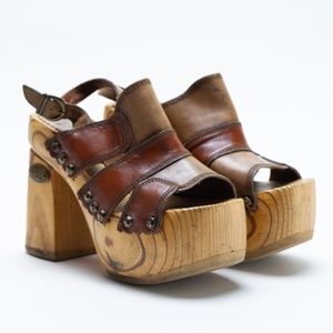 El Dantes Vintage Strap Platforms Size 7.5